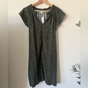 GAP women’s Olive Green Midi Dress